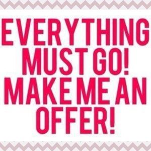 Gots to go! Make me an offer! I will accept